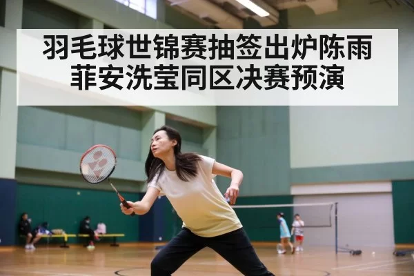 羽毛球世锦赛抽签出炉陈雨菲安洗莹同区决赛预演